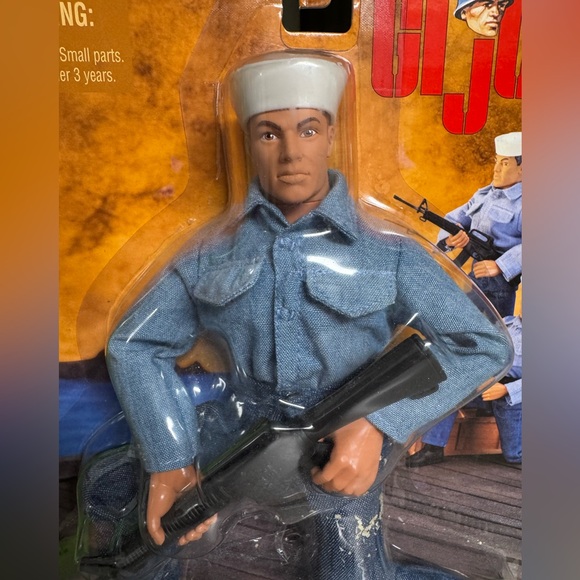 1997 G.I. Joe U.S. Navy Serviceman Fully Posable Figure NWT - Picture 11 of 16